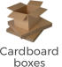 Cardboard  boxes